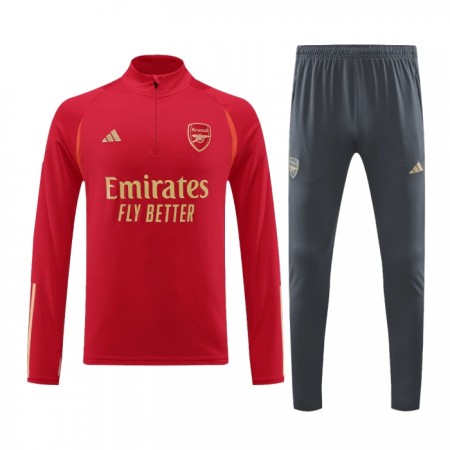 Arsenal Quarter Zip Sudadera De Entrenamiento 2023-24 Roja - Hombre Arsenal Quarter Zip Sudadera De Entrenamiento 2023-24 Roja - Hombre